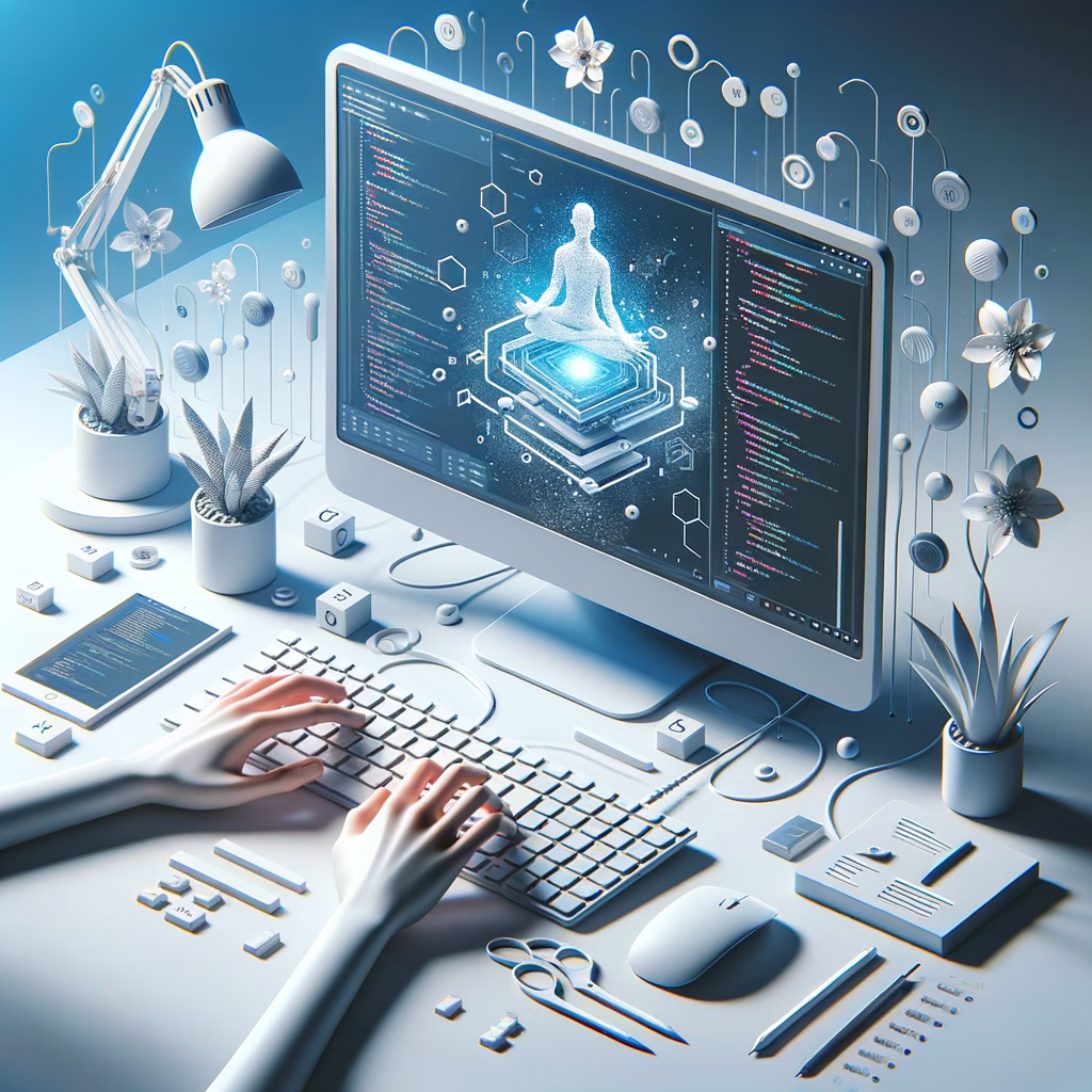 A computer screen showing automated API testing with code and test results on display