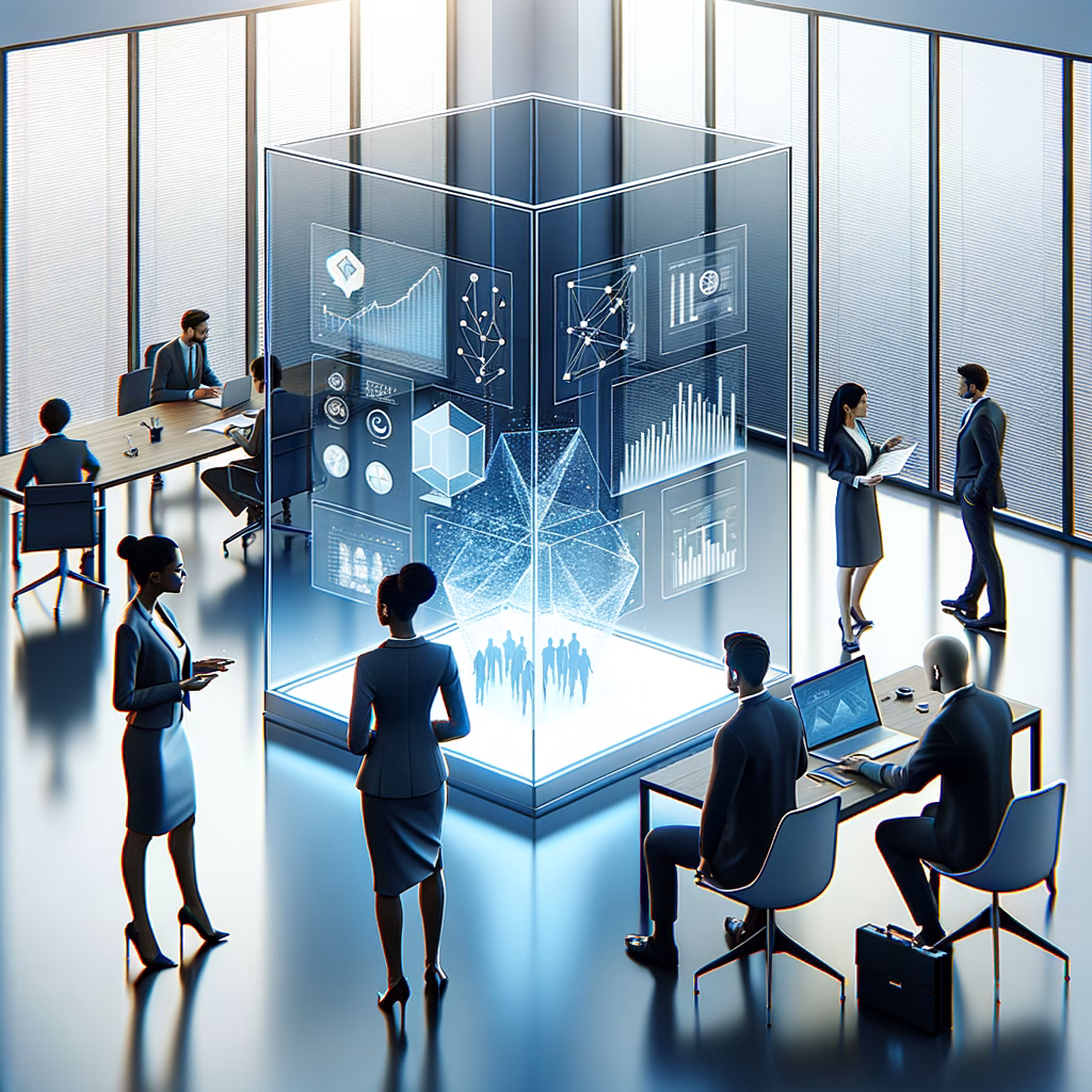 Illustration showing connection between customer relationship management and supply chain operations