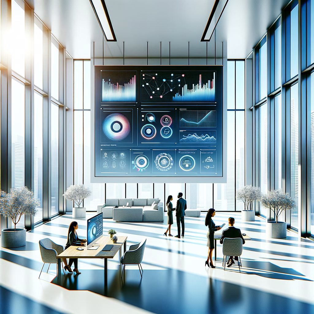 Person working on laptop setting up an automated lead generation system with charts and software dashboards