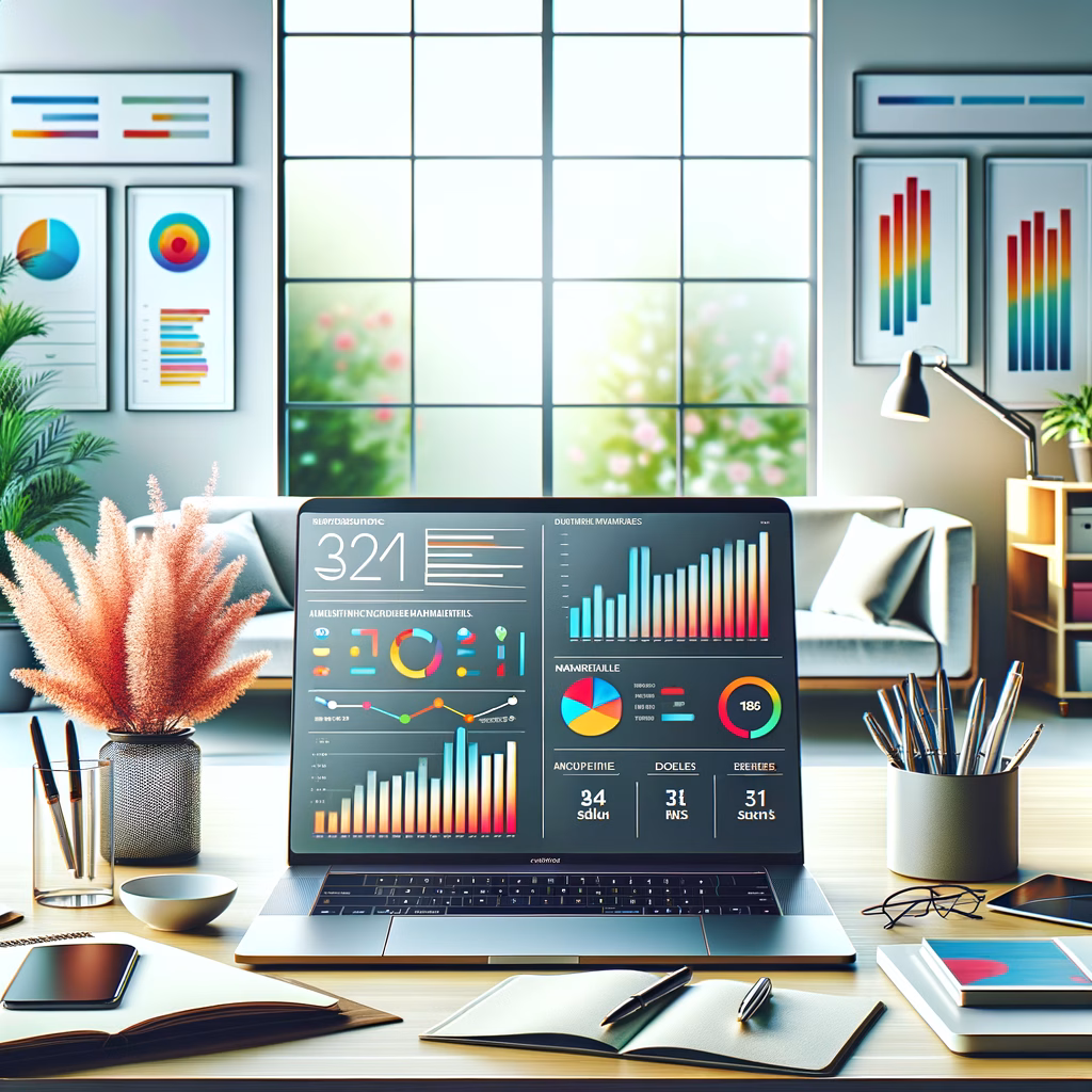 A collection of popular ecommerce marketing tools displayed on a laptop screen