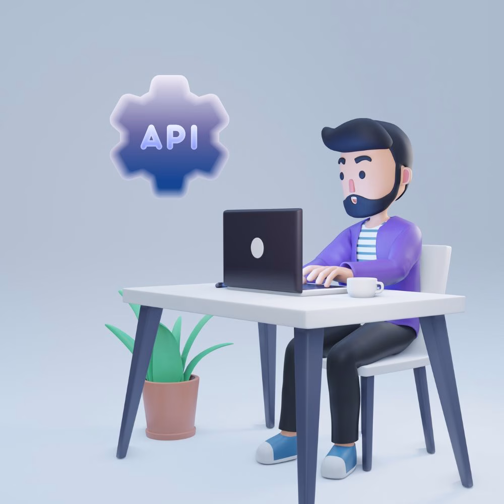 API integration connecting software systems for automation data exchange and seamless communication across platforms in modern business environments