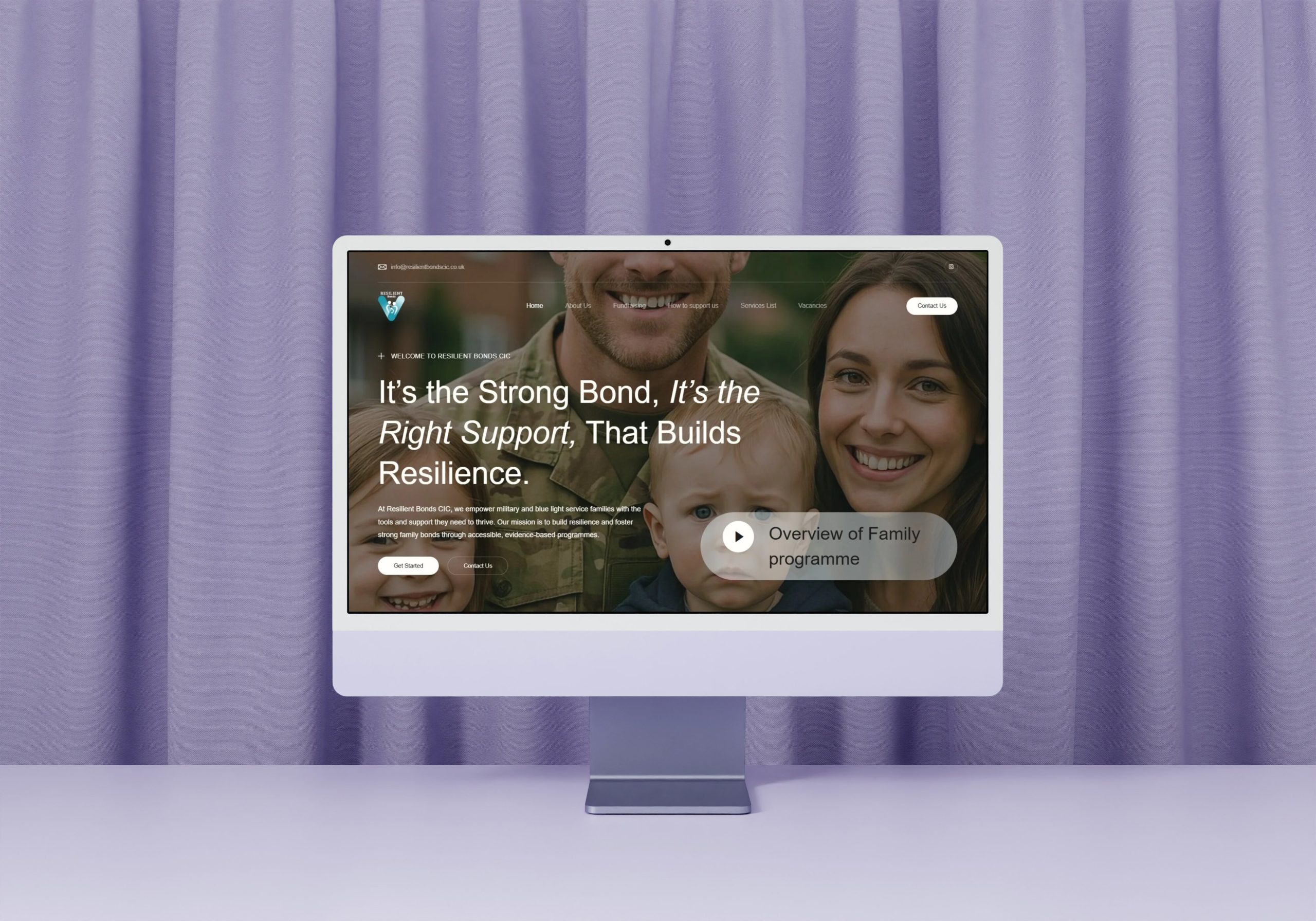 Resilient Bonds CIC – Community Support and Mental Wellness Website