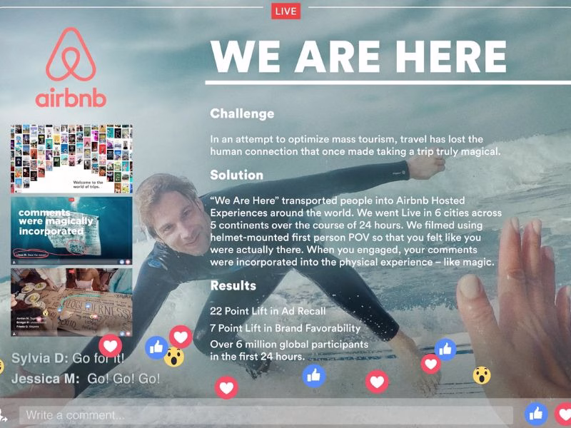 Airbnb’s “We Are Here†Campaign Futurecept | Blogs Airbnb “we Are Here†Campaign Promoting Unique Travel Experiences