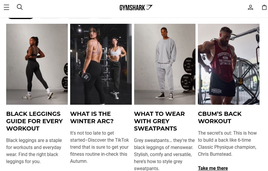 gymsharkhomepage Futurecept | Blogs Home Page of Gymshark