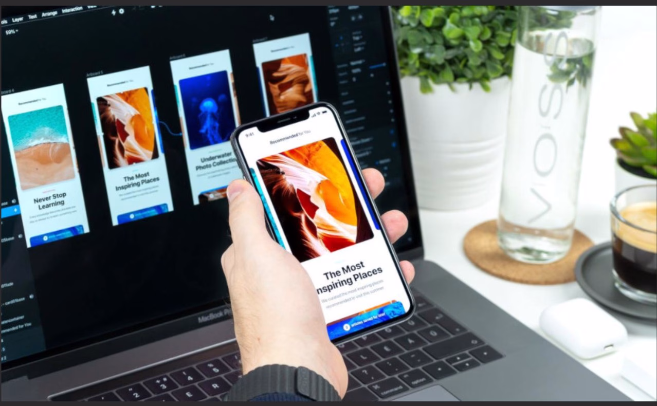 Mobile optimized Website Screenshot