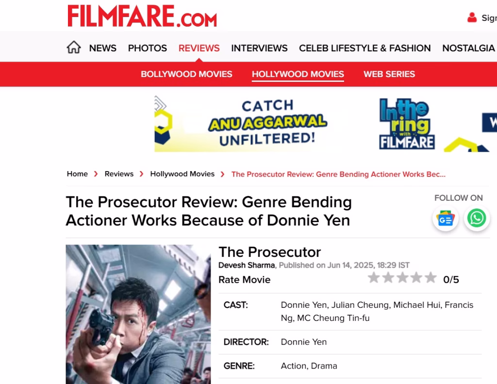 Quick Movie Review As an Example of Short Form Content