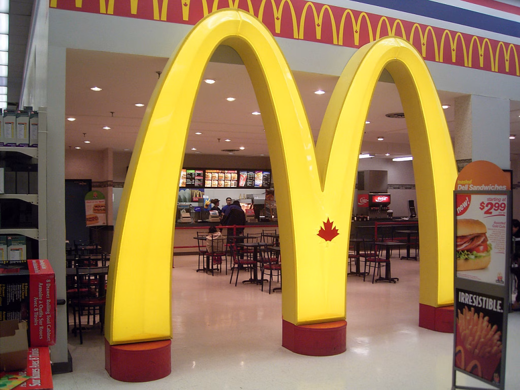 Mcdonaldâ€™s Visual Branding Campaign Using Golden Arches and Bold Colors
