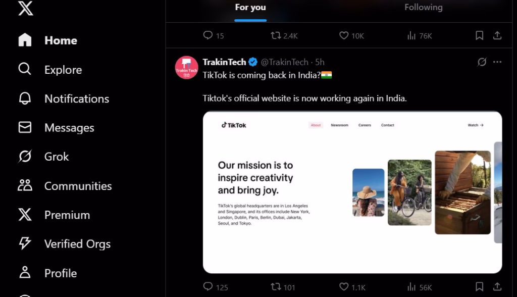 Twitter Content Ideas †Industry News Trends Futurecept | Blogs Twitter Post Sharing Trending Industry News with Commentary